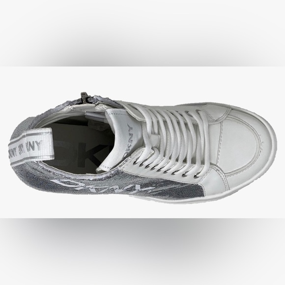 New DKNY Sophie Wedge Sneaker- Size 8 - Picture 3 of 5